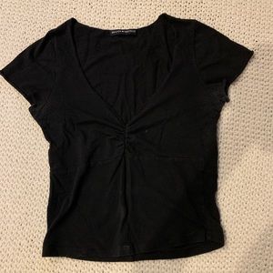 Brandy Melville V-Neck Crop Top